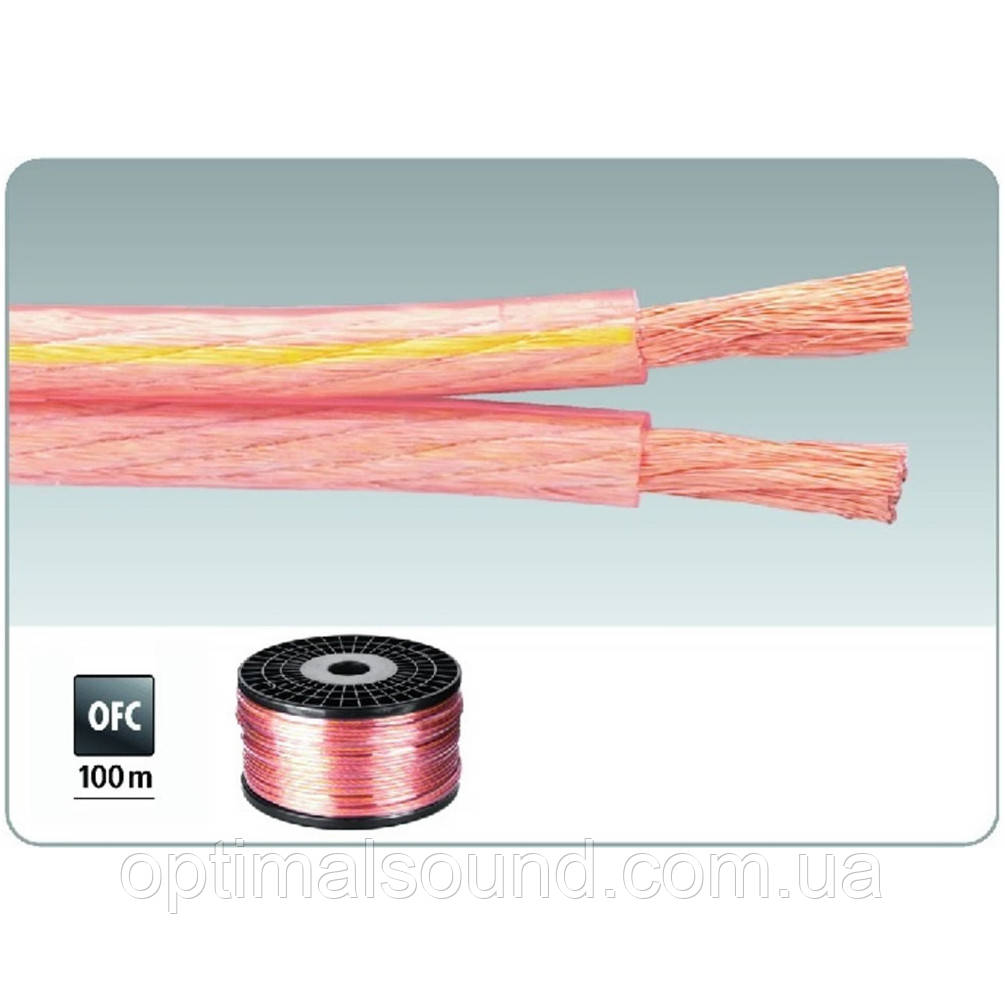 Мідний акустичний кабель в силіконовій ізоляції 2х4мм2 Monacor SPC-140