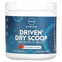 MRM Nutrition, Driven Dry Scoop, предтренировочная добавка, кислая ягода, 100 г (3,53 унции) Днепр