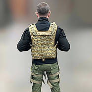 Балістичний захист стегон 1 класу, малий, Мультикам, захист ніг від уламків, балістичний пакет 1 класу Піксель, фото 5