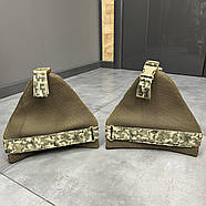 Балістичний захист стегон 1 класу, великий, Піксель, захист ніг від уламків, балістичний пакет 1 класу, фото 10