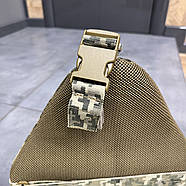 Балістичний захист стегон 1 класу, великий, Піксель, захист ніг від уламків, балістичний пакет 1 класу, фото 6