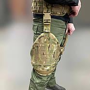 Балістичний захист стегон 2 класу, Розширений, Мультикам, захист ніг від уламків, балістичний пакет 2 класу, фото 4