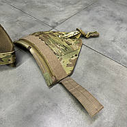 Балістичний захист стегон 2 класу, Розширений, Мультикам, захист ніг від уламків, балістичний пакет 2 класу, фото 8