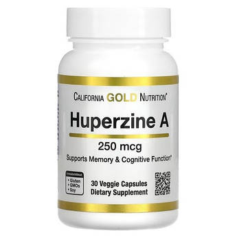 California Gold Nutrition Huperzine A 250 mcg 30 капсул