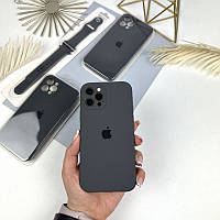 Силиконовый чехол c закрытыми камерами на iPhone 13 Pro Grey (15)