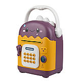 Сейф скарбничка дитяча електронна музична із замком на відбиток пальця та розпізнаванням обличчя, фото 2