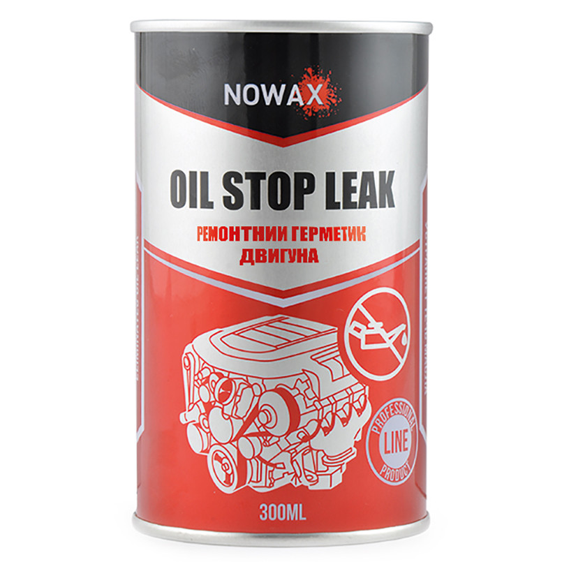Герметик масляної системи двигуна Nowax OIL STOP LEAK, 300мл