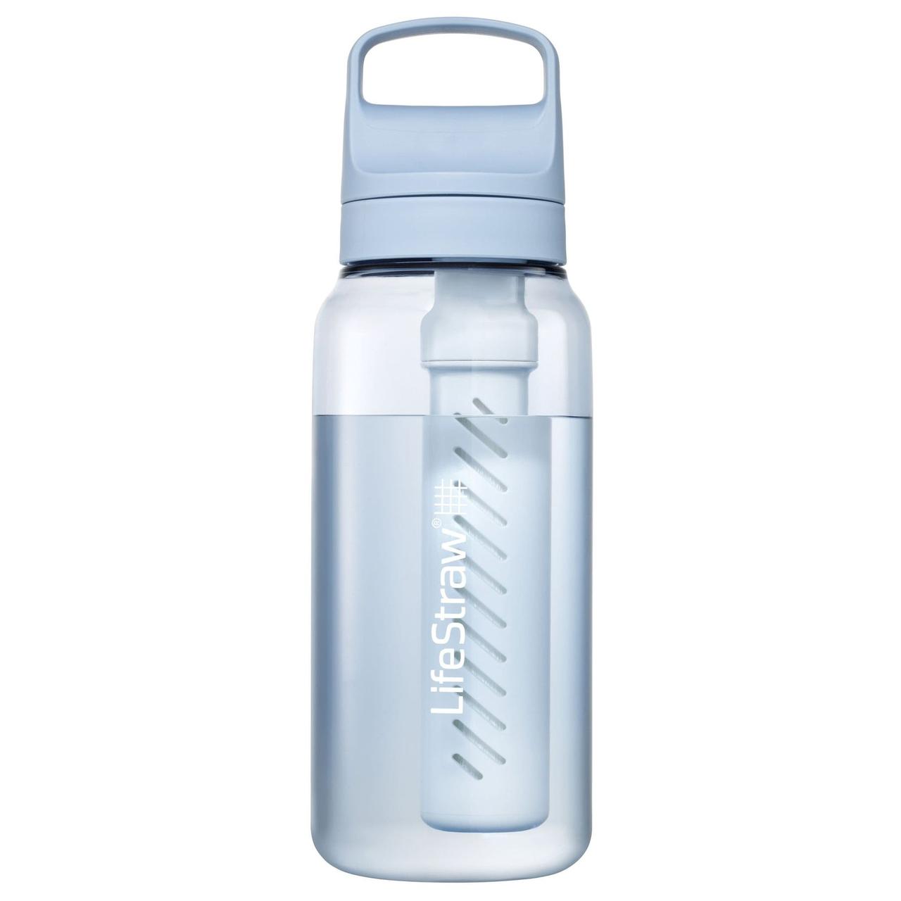 Пляшка-фільтр для води LifeStraw Go Filter Bottle, 1 л, Icelandic Blue (LSW LGV41LBLWW)