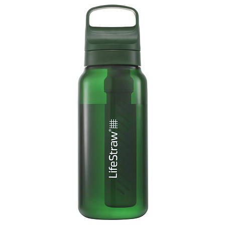 Пляшка-фільтр для води LifeStraw Go Filter Bottle, 1 л, Terrace Green (LSW LGV41LGRWW), фото 2