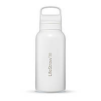 Пляшка-фільтр для води LifeStraw Go SS Filter Bottle, 1 л, Polar White (LSW LGV41SWHWW)