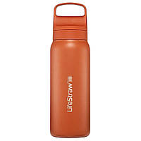 Пляшка-фільтр для води LifeStraw Go SS Filter Bottle, 700 мл, Kyoto Orange (LSW LGV42SORWW)