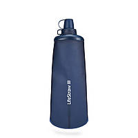 Бутылка-фильтр для воды LifeStraw Peak Squeeze, 1 л, Mountain Blue (LSW LSPSF1MBWW)