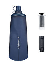 Пляшка-фільтр для води LifeStraw Peak Squeeze, 1 л, Mountain Blue (LSW LSPSF1MBWW), фото 3