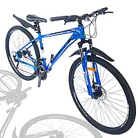 Горный велосипед Cross Kron 27.5" Черно-Синий 17" рама / рост от 160 - 175 см