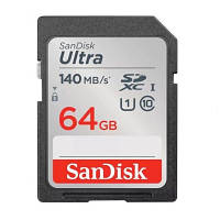 Карта пам'яті SanDisk 64GB SD class 10 UHS-I Extreme Ultra (SDSDUNB-064G-GN6IN) e