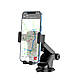 Автотримач для телефона HOCO CA104 vertical and horizontal telescopic gravity vehicle holder Black Metal Gray, фото 6