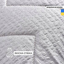 Ковдра літня 175х210 см NORDIC IDEIA антиалергенна для літа полегшена сіра двоспальна, фото 4