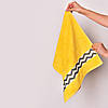 Рушник махровий 70х140 см IZZI, жовтий, натуральний бавовняний, банний, для тіла, фото 7