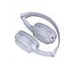 Бездротові навушники HOCO W46 Charm BT headset Light Blue Gray, фото 3