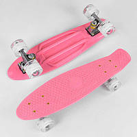 Скейт Пенни борд 2708 (8) Best Board, доска=55см, колёса PU со светом, диаметр 6см