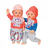 Набір одягу для ляльки BABY BORN - ТРЕНДОВИЙ СПОРТИВНИЙ КОСТЮМ (рожевий) Baumar - Сделай Это