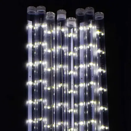 Гірлянда світлодіодна вулична С 31320 "Бурулька" (50) 320 лампочок, довжина проводу 3 метри, 8 плафонів,, фото 2