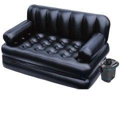 Надувний диван Bestway 75056 (диван 75054, електронасос 66640), 188 х 152 х 64 см, фото 1