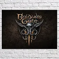Плакат "Врата Балдура 3, Baldur's Gate 3", 75×106см