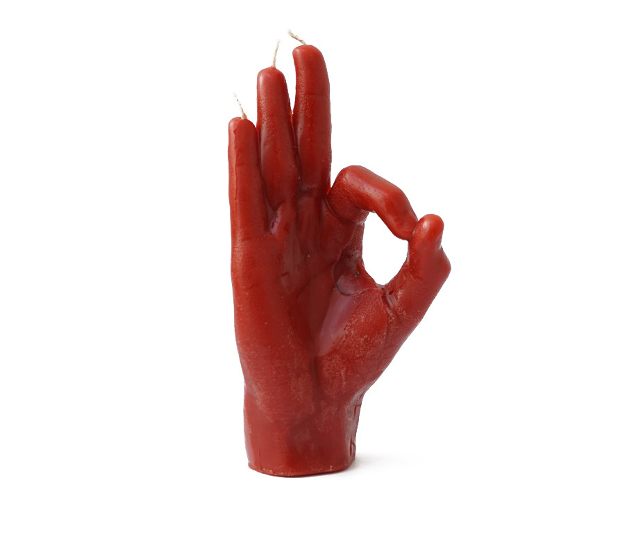 Свічка ОК червона, фото 1