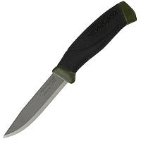 Нож фиксированный Mora Companion (длина: 215мм, лезвие: 102мм, нержавеющая сталь), зеленый