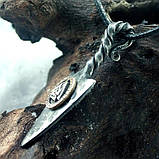 Оберег срібний «Валькнут на мечі», фото 3