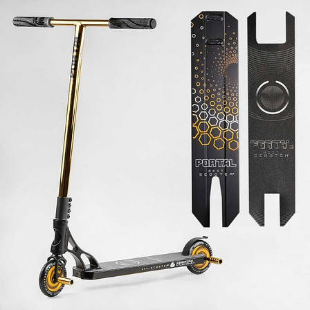 Самокат трюковий PL-91977 Best Scooter (4) "Portal" HIC-система, ПЕГІ, алюмінієвий диск і дека, колеса PU,, фото 1