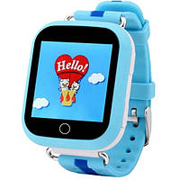 Детские умные часы с GPS Smart baby watch Q750 Blue, смарт часы-телефон c сенсорным экраном AM-292 и играми