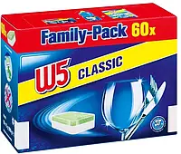 Таблетки для посудомоечных машин W5 Classic (60шт.)