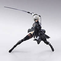 Фигурка YoRHa No.2 Type B в коробке. Фигурка из игры NieR: Automata 14 см. Игрушка 2B с аксессуарами