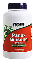 Женьшень Panax Ginseng Now Foods 500 мг 250 капсул K[, код: 7701432