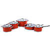 Хороші каструлі, Набір посуду для електричних плит, Набір каструль з антипригарним покриттям PO-32, фото 7