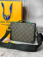 Сумка-мессенджер Louis Vuitton Handle Soft Trunk s011, коричневый