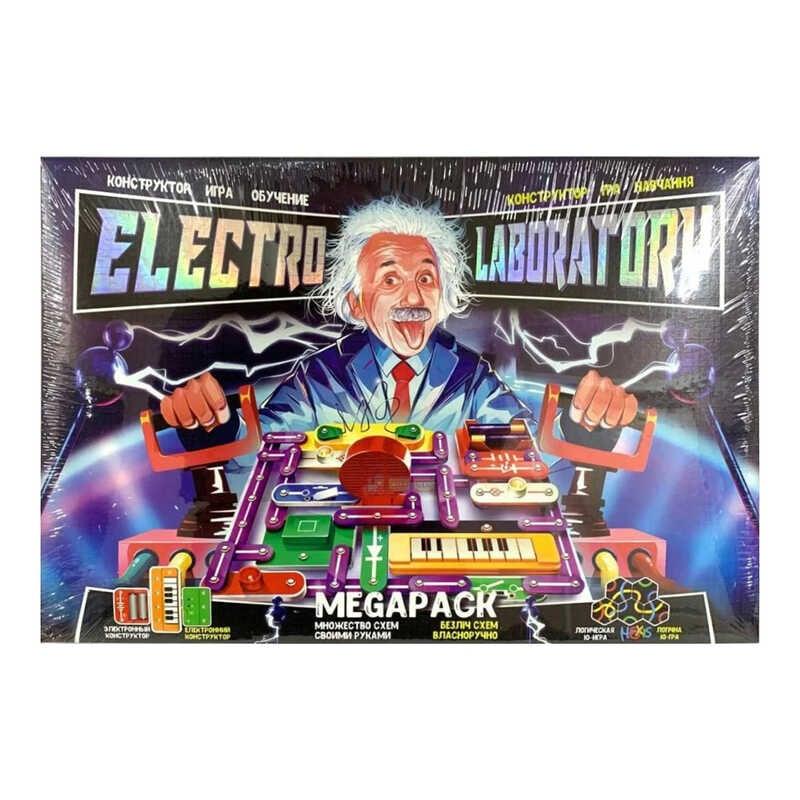 Гр Електронний конструктор "Electro Laboratory. Megapack" Elab-01-04 (4) "Danko Toys", ОПИС УКР/РОС. МОВАМІ