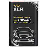 Масло моторное полусинтетическое 1л 10W-40 O.E.M. for/Opel/GM Mannol (BYD Амулет) MN7702-1-Mannol