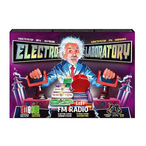 Гр Електронний конструктор "Electro Laboratory. FM Radio" Elab-01-01 (5) "Danko Toys", ОПИС УКР/РОС. МОВАМІ, фото 2