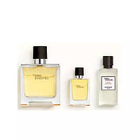 Hermes Terre D`Hermes Parfum Набор (75 мл - парфюм (edp) + 12.5 мл - парфюм (edp), миниатюра + 40 мл - бальзам