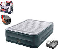 Intex Кровать комфорт квин 64418 ND (2) двухспальная, со встроенным насосом 220-240V, в коробке