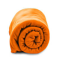 Плед 180*150см туристичний для кемпінгу, покривала та пледи на ліжко. DK-156 Колір: помаранчевий