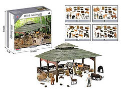 Ферма Q 9899 ZJ104 (12) 50 деталей, 2 фермери, тварини, у коробці