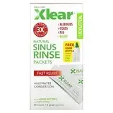 Xlear, Natural Sinus Rinse в пакетиках, быстрое облегчение, 50 шт., По 6 г Днепр