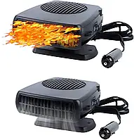 Автомобильный обогреватель 360 г Auto Heater Fan 200W Черный