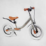 Велобіг Corso "Triumph" 74100 (1) СКОЛИ НА РАМЕ!!! сталева рама, надувні колеса 12", ручне гальмо,