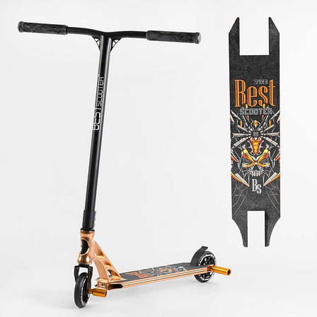 Самокат трюковий 55084 Best Scooter (4) HIC-система, ПЕГІ, алюмінієвий диск і дека, АНОДИРОВАНА ПОКРАСКА,, фото 1