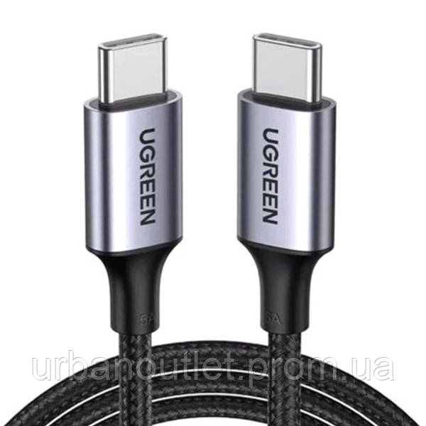 Кабель Ugreen USB Type-C - USB Type-C 5А 100W 70429 2 м Серебристый K[, код: 7936501 - фото 1 - id-p2139357802